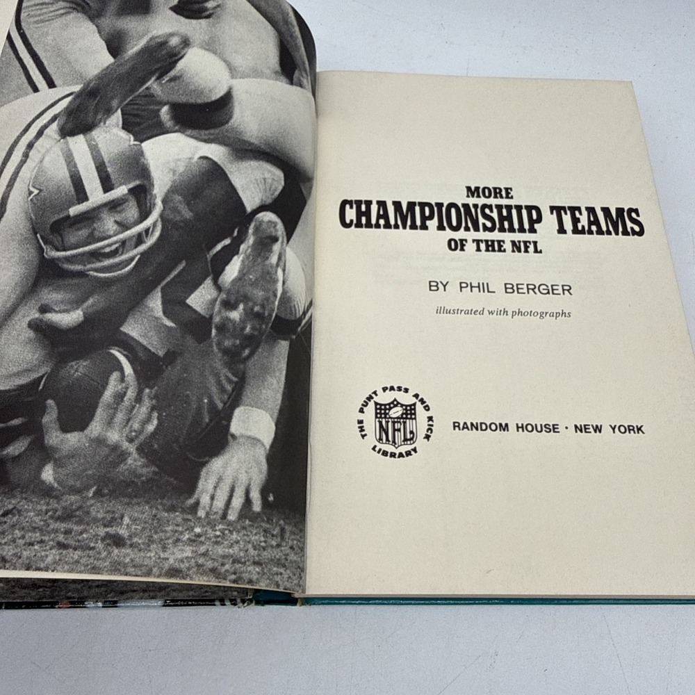 Vintage NFL Hardback Books More Championship Teams & The Big Play Lot of 2 - Picture 16 of 16